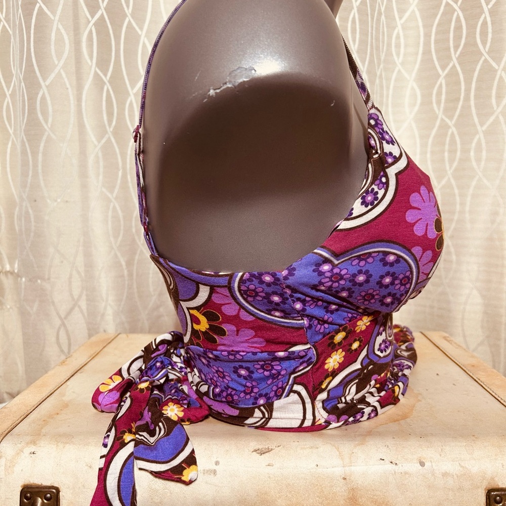 Seductions Brand Sundress or Tanktini Top 1960’s 1970’s Vibe - Picture 8 of 9